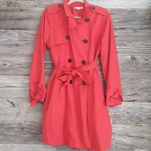 GAP Red Trench Coat